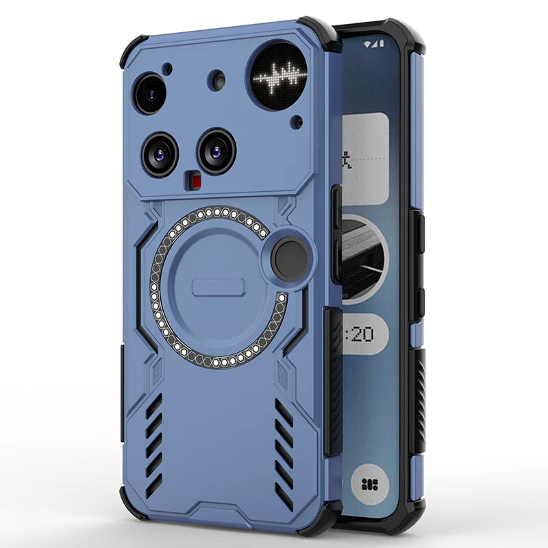 Funda de disipación de calor para Nothing Phone 3 3a Lite 4a Pro, protección de lente, carga inalámbrica magnética, carcasa trasera, Funda Coque