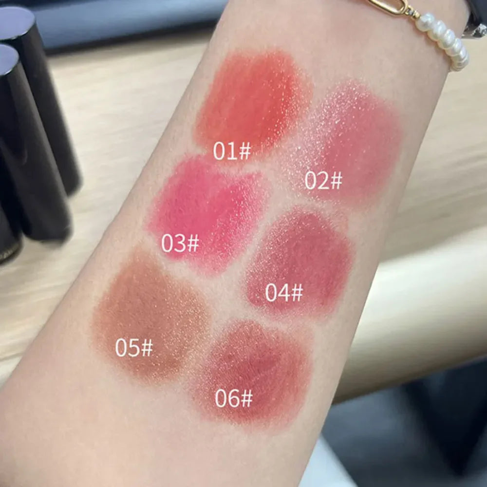 Lápiz labial de espejo brillante: sombra roja y marrón, hidratante, resistente al agua, duradero, unisex, perfecto para maquillaje de vacaciones y fiestas
