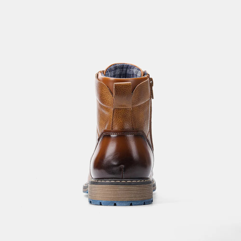 Talla 7-13 Botines para hombre Botas de cuero para hombre Bota de marca para hombre # AL605