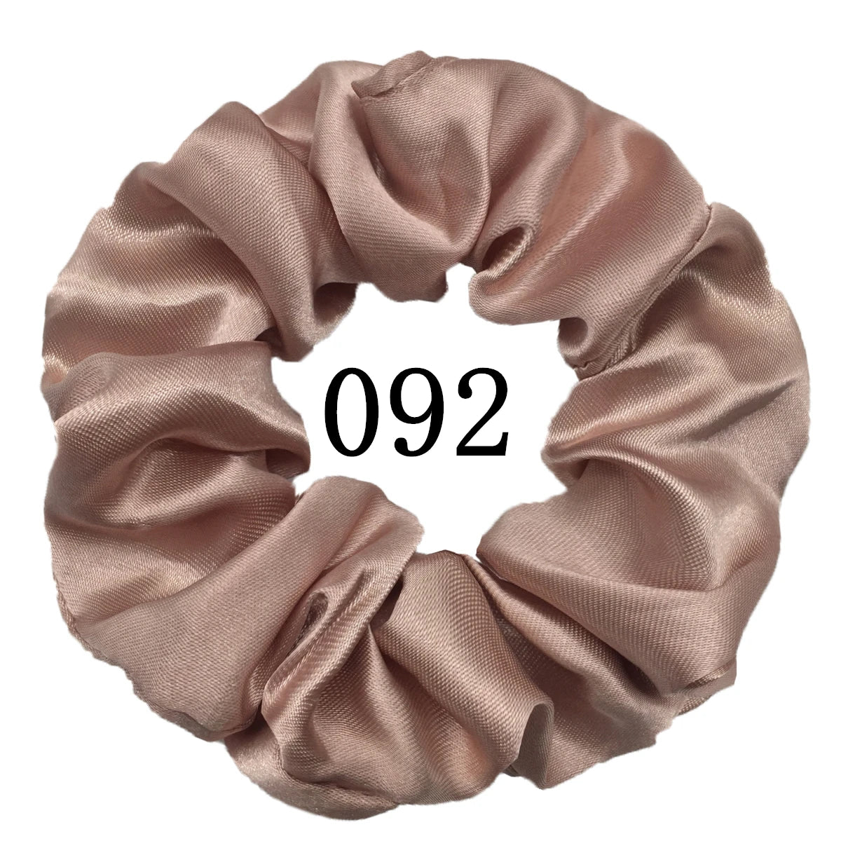 6 unids/lote, bandas para el pelo, lazos, cuerdas, soporte para cola de caballo para mujeres o niñas, accesorios, tocados de satén, Color sólido 100