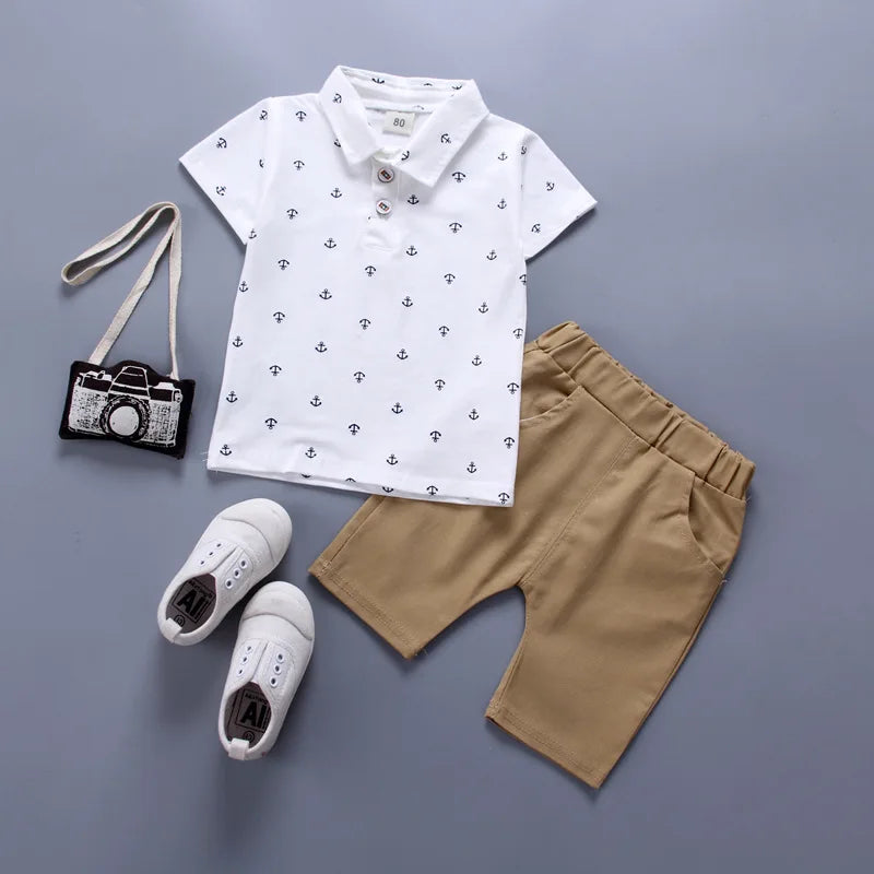 Conjuntos de ropa de verano para niños camiseta y pantalones cortos para niños 2 uds. traje deportivo para bebés de 1, 2, 3 y 4 años, ropa para niños