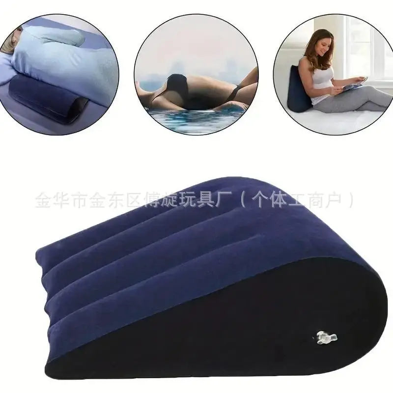 Nuevos juguetes de almohada inflable, cojín mágico, cojín relajante, cilindro triangular, cuña, regalo de corazón, regalos para parejas