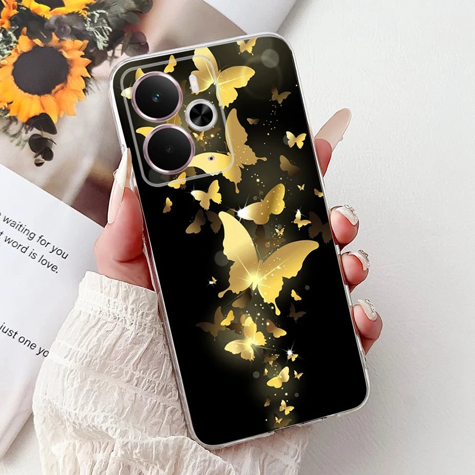 For Realme 14 5G Case Realme 14T RMX5078 New Luxury Painted Cover Soft Slim Phone Case For Realme 14X Realme14 T 5G Fundas Coque