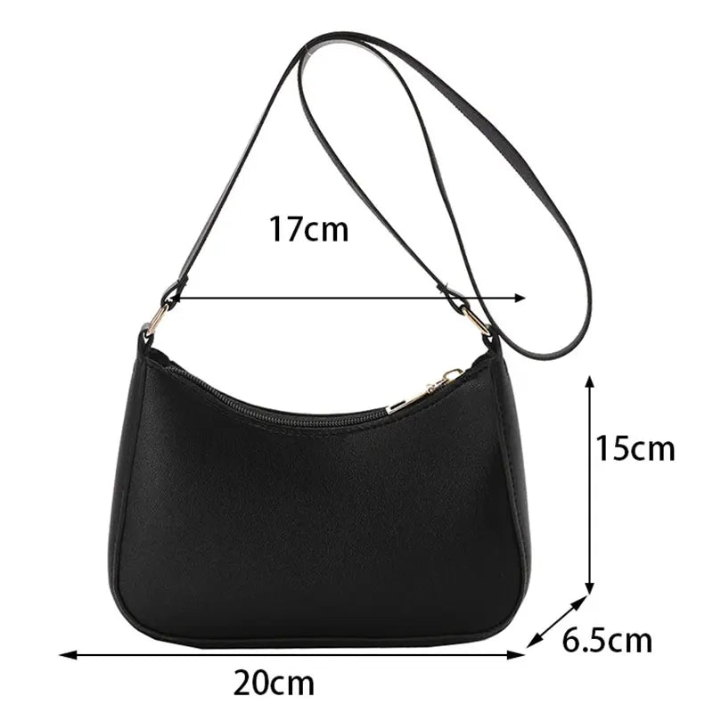 Bolso de mano de color sólido moderno y moderno, bolso cuadrado pequeño simple y nuevo, bolso para axila de un solo hombro elegante y de alta calidad