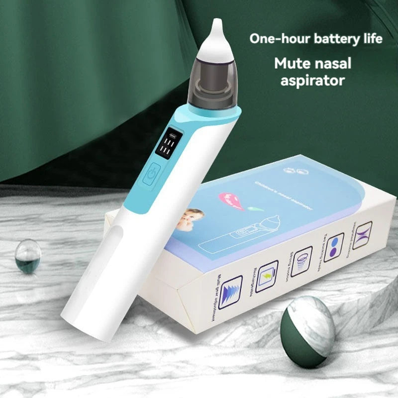 Aspirador Nasal eléctrico para bebé, nuevo patrón, versión de carga, aspirador Nasal para bebé recién nacido, succión, previene la congestión Nasal, 2025
