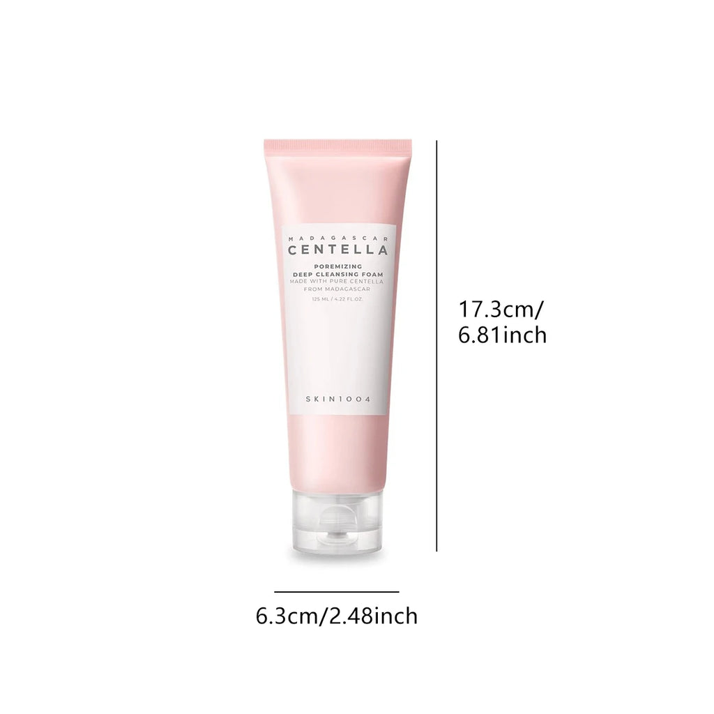 SKIN1004 Madagascar Centella Poremizing Deep Cleansing Foam 125ml, Espuma Rica en Espuma, Limpieza Profunda, K-Beauty, Maquillaje Coreano