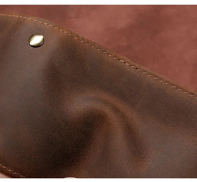 Tarjetero de cuero auténtico para hombre, cartera para documentos de coche, de alta calidad, para licencia de conducir, 8,2x10,5 cm
