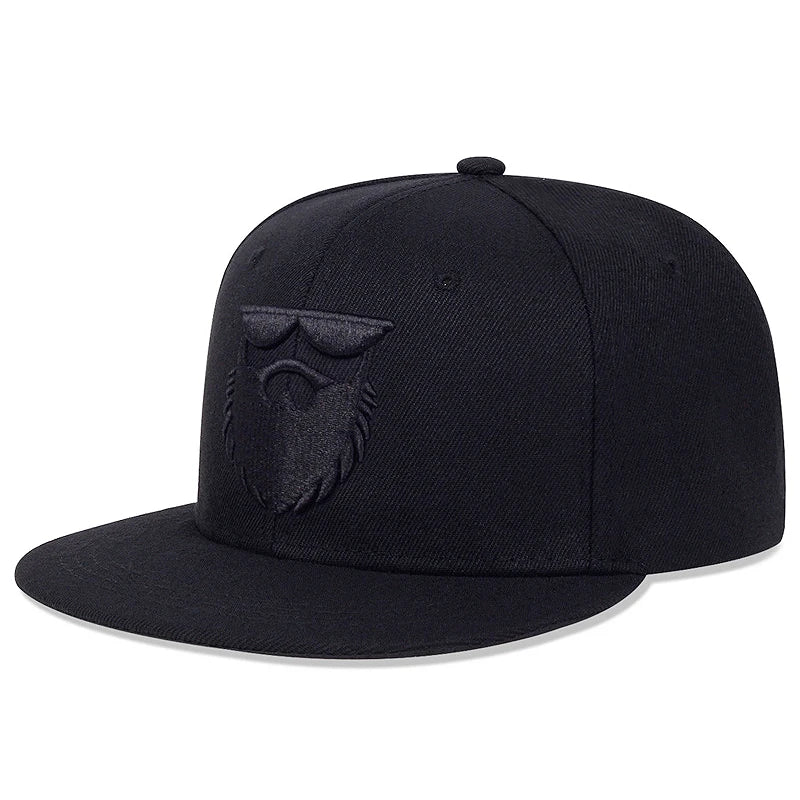 Moda hombres mujeres algodón Snapback sombrero Hip Hop gorra de béisbol barba viejo hombres bordado gorras de camionero ajustable ocio al aire libre sombreros