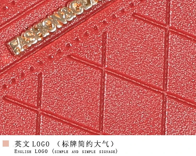 Cartera larga para mujer, monederos con borlas, tarjetero, billeteras con doble cremallera, bolso de mano de cuero Pu, bolso de lujo para dinero y teléfono