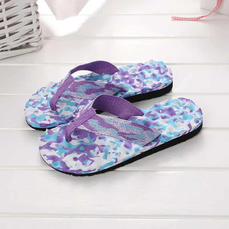 Zapatillas de verano para mujer, chanclas duraderas de masaje informales, sandalias de playa, zapatos planos para mujer, zapatillas de habitación para mujer, calzado deslizante 2024