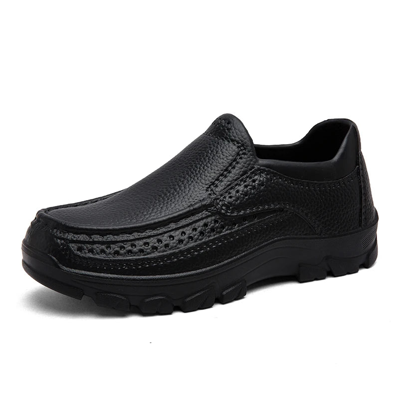 Zapatos de chef para hombre, zapatos de trabajo de cocina impermeables y a prueba de aceite, ultraligeros, antideslizantes, de suela blanda EVA, informales, para jardín