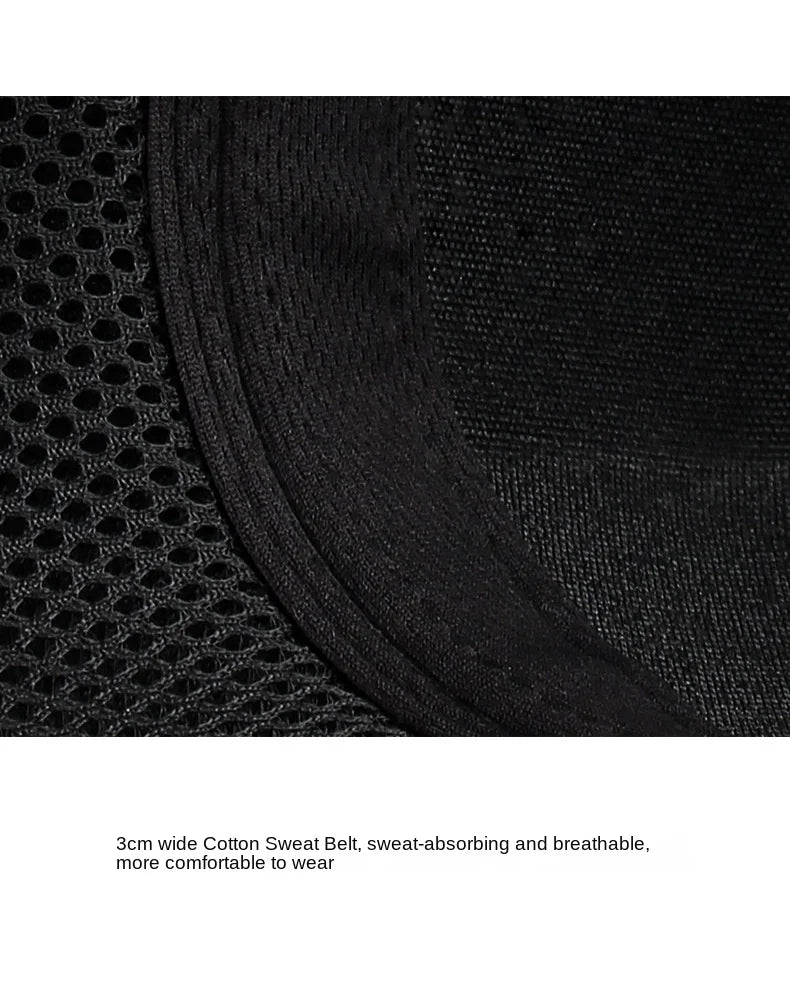 Gorra de béisbol de malla de verano de talla grande de cabeza grande para hombres y mujeres gorra transpirable de camionero ajustable para deportes al aire libre correr