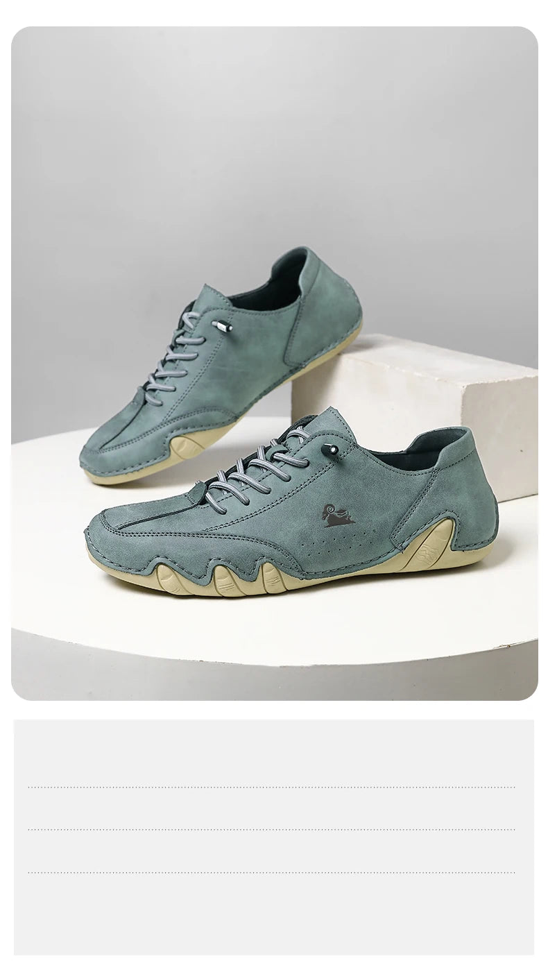 Zapatos de hombre para las cuatro estaciones, nuevos zapatos informales de talla grande, zapatos transpirables de suela suave a la moda para exteriores, zapatos deportivos para caminar para hombre