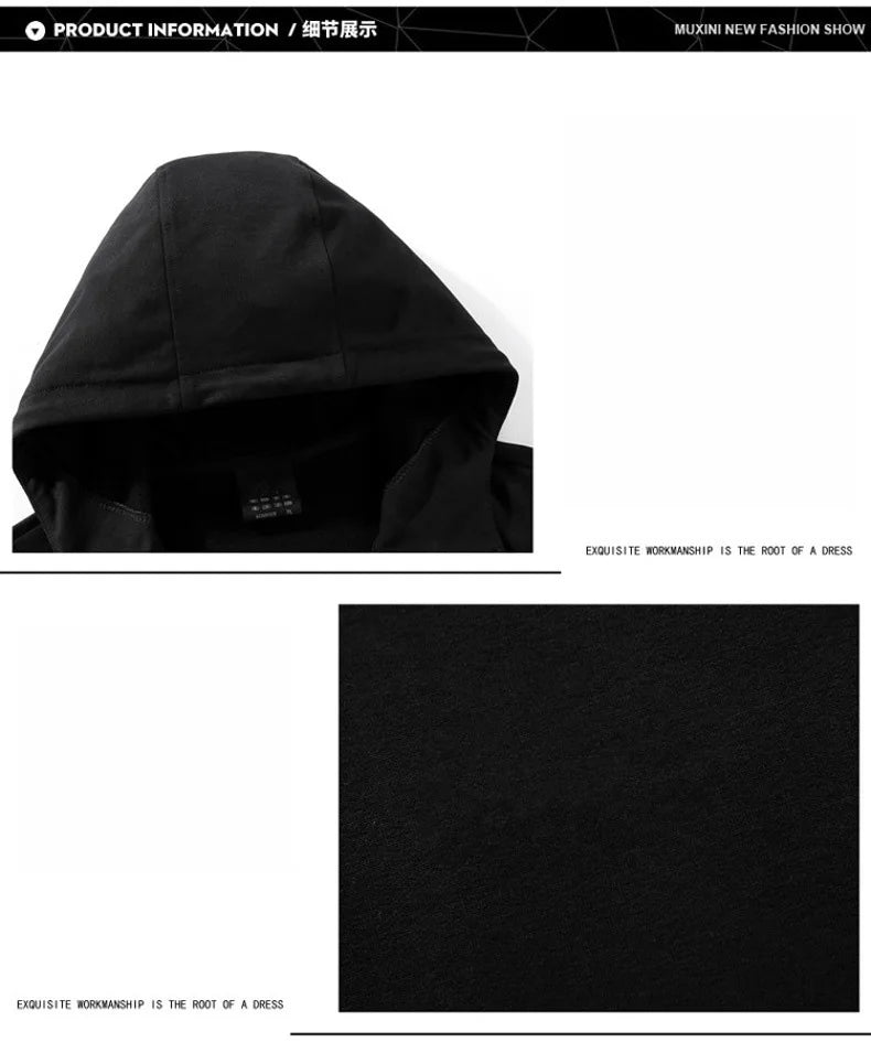 Conjunto de chándal de primavera y otoño para hombre, Sudadera con capucha de manga larga y Joggers, ropa deportiva de 2 piezas para correr y Fitness, ropa informal