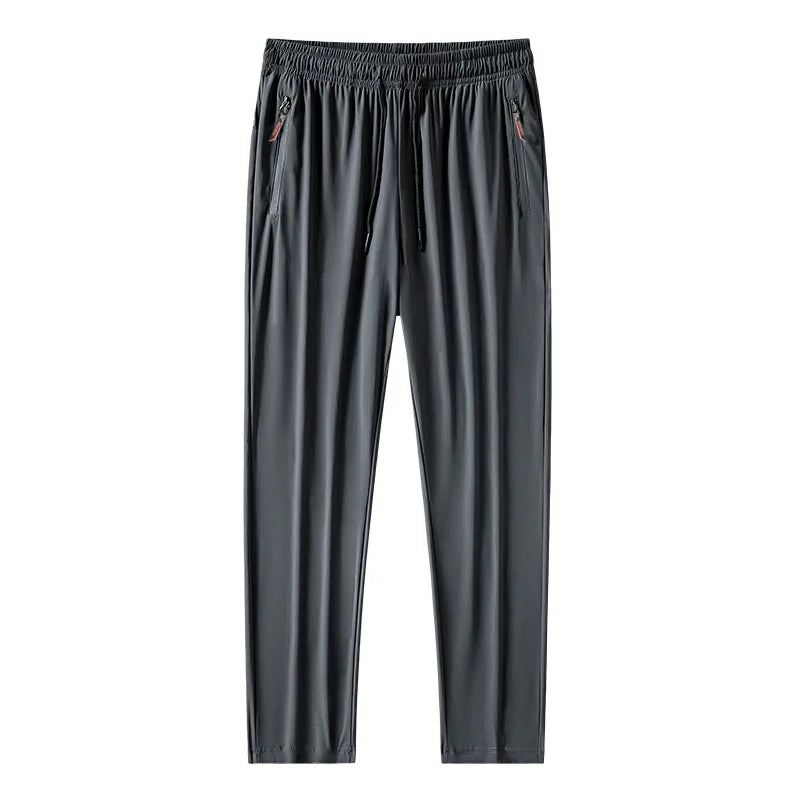 2025 Pantalones para correr para hombre Pantalones casuales finos de secado rápido Pantalones deportivos con bolsillos con cremallera Ropa deportiva Correr Pantalones deportivos para correr