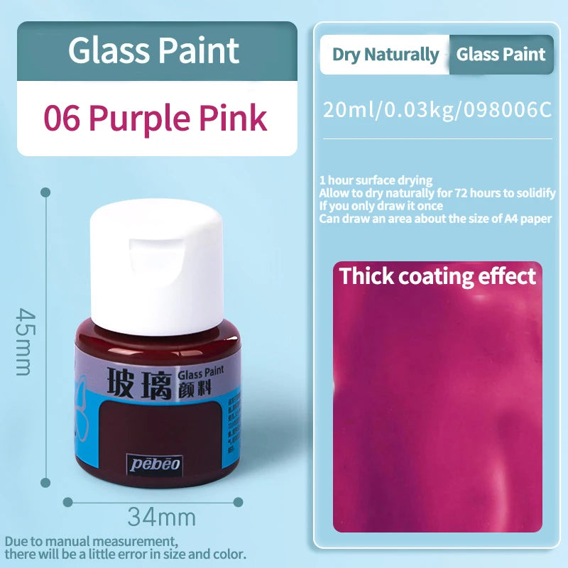 Botella de colores de pintura acrílica, 24 colores, 20/25 ml, pigmento de Graffiti hecho a mano DIY para dibujo de artista, pintura de Color agua de vidrio Gouache