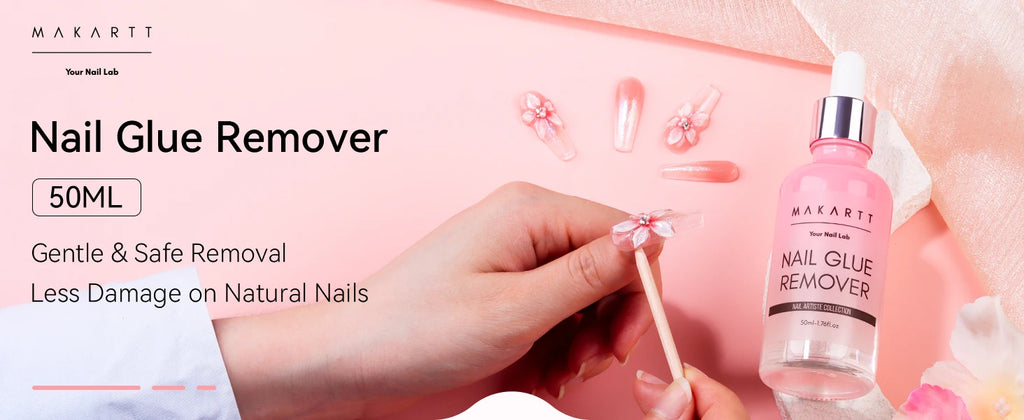 Pegamento para Uñas Makartt Super Fuerte para Uñas Acrílicas, Uñas Postizas, Adhesivo Profesional para Puntas de Uñas, Pegamento para Uñas Adhesivas