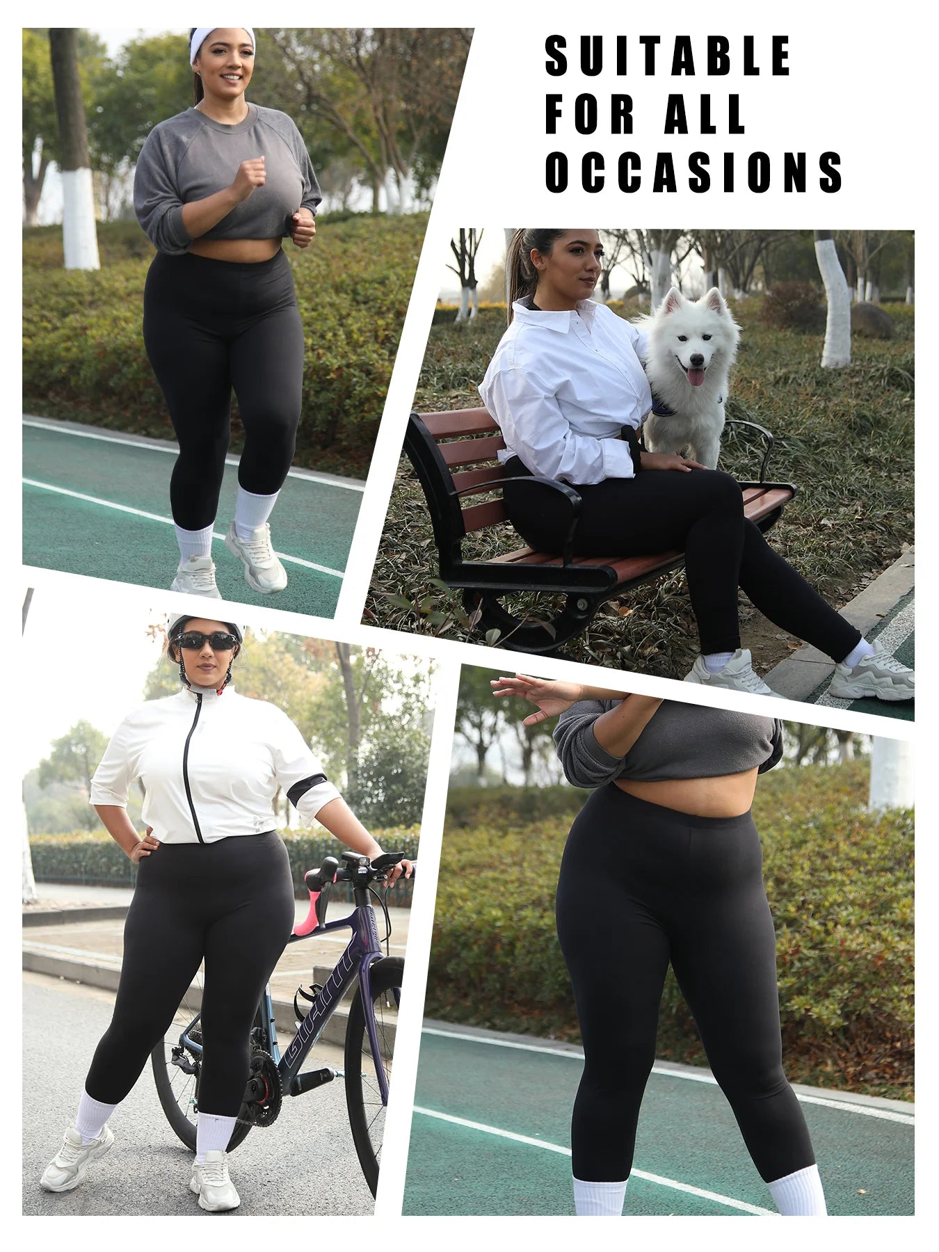 Leggings deportivos súper suaves de talla grande para mujer, mallas deportivas sin transparencias para entrenamiento, correr, Yoga, correr