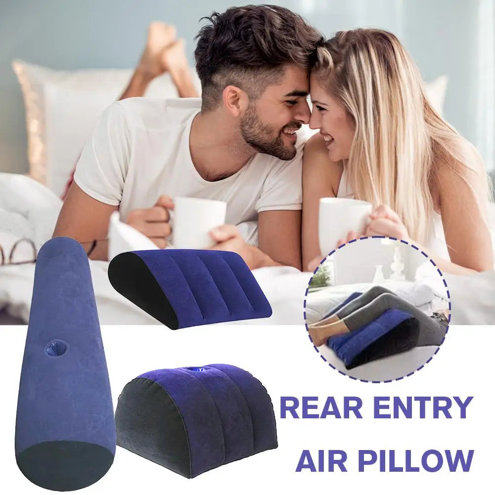 Nuevos juguetes de almohada inflable, cojín mágico, cojín relajante, cilindro triangular, cuña, regalo de corazón, regalos para parejas