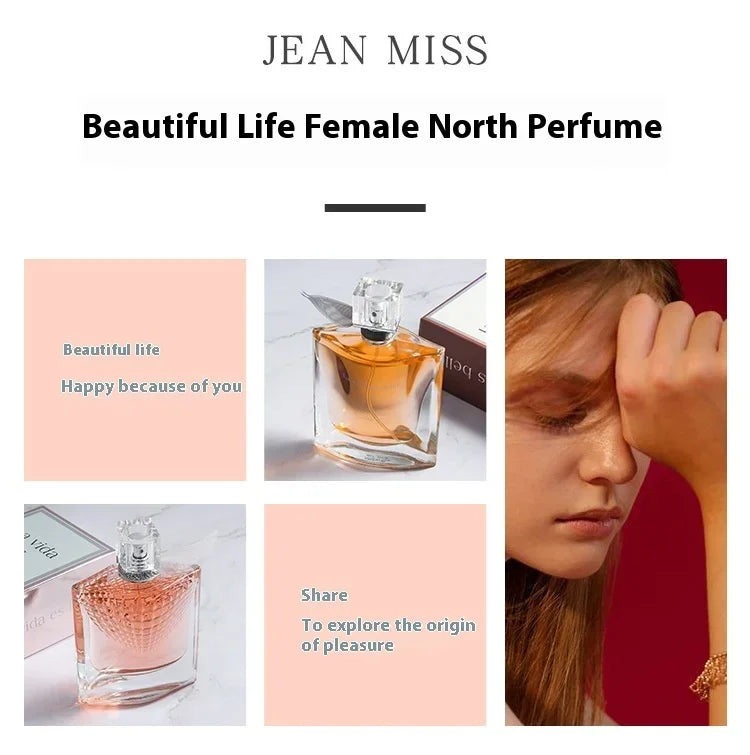 Perfume de Marca Musk para Mujer, Perfume en Aerosol con Feromonas, Aroma Vibrante y Duradero, Jazmín Afrutado, Fragancia Ligera, Regalo Romántico