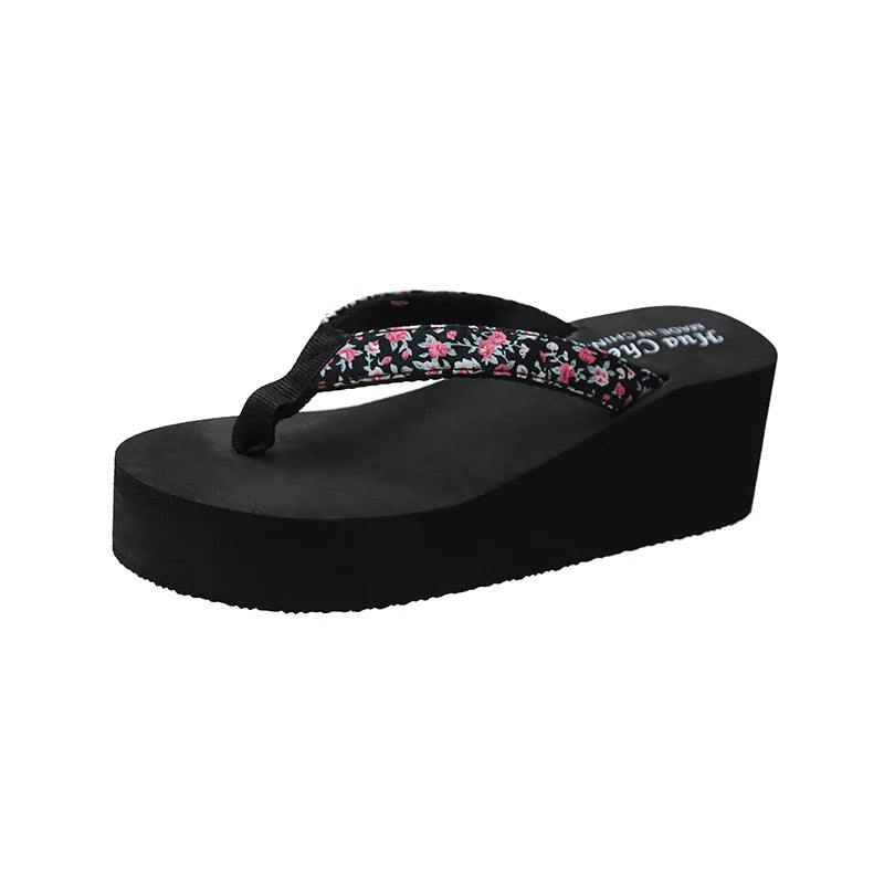 Sandalias planas de estilo étnico para Mujer, Chanclas de estilo bohemio, sandalias de playa