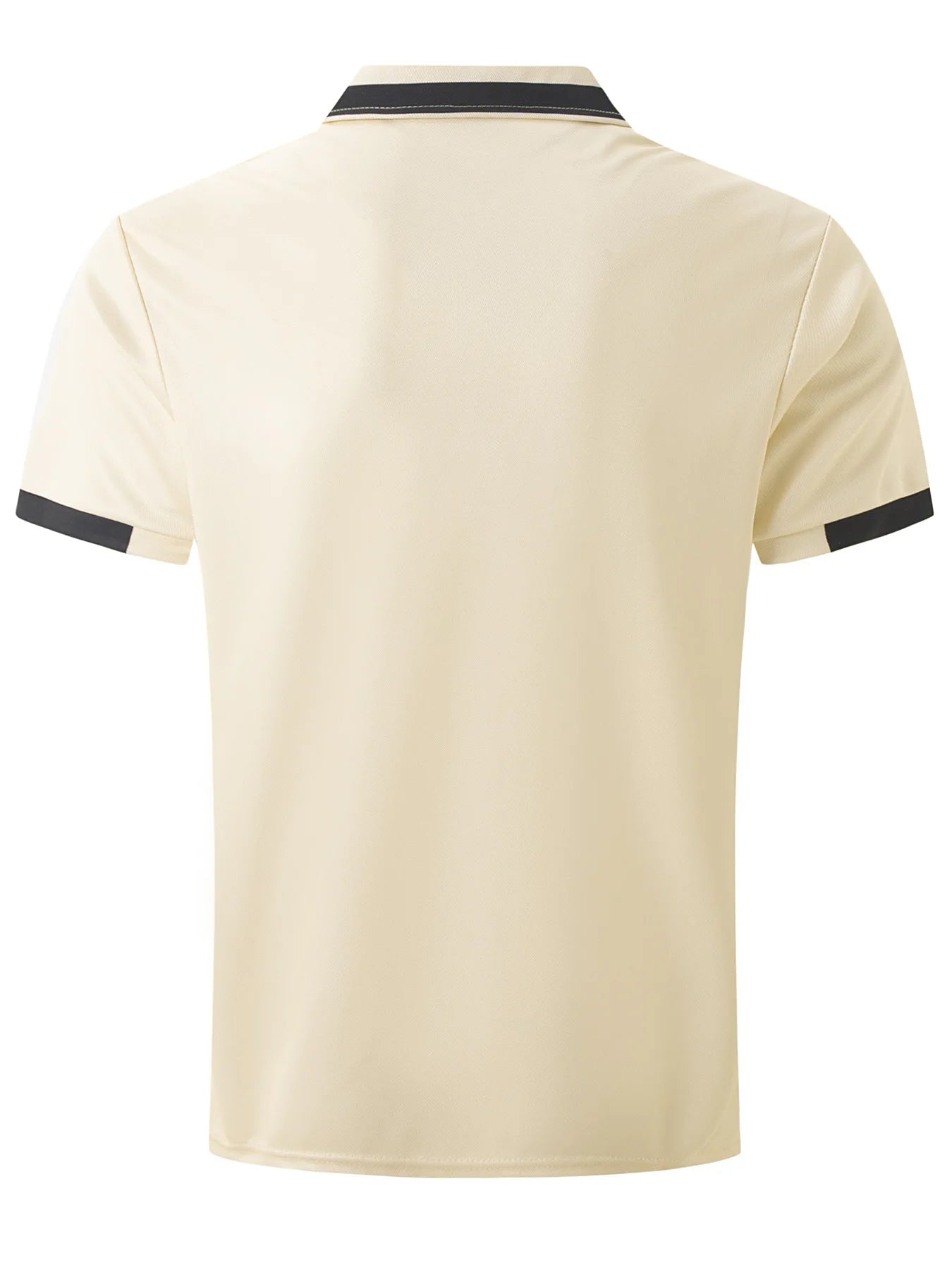 Camiseta deportiva informal para hombre, Polo elástico de manga corta para gimnasio y correr, top con solapa, camiseta ajustada para hombre