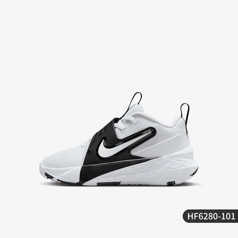 Zapatillas de baloncesto acolchadas Nike Authentic Team Hustle 12 para niños HF6280-101