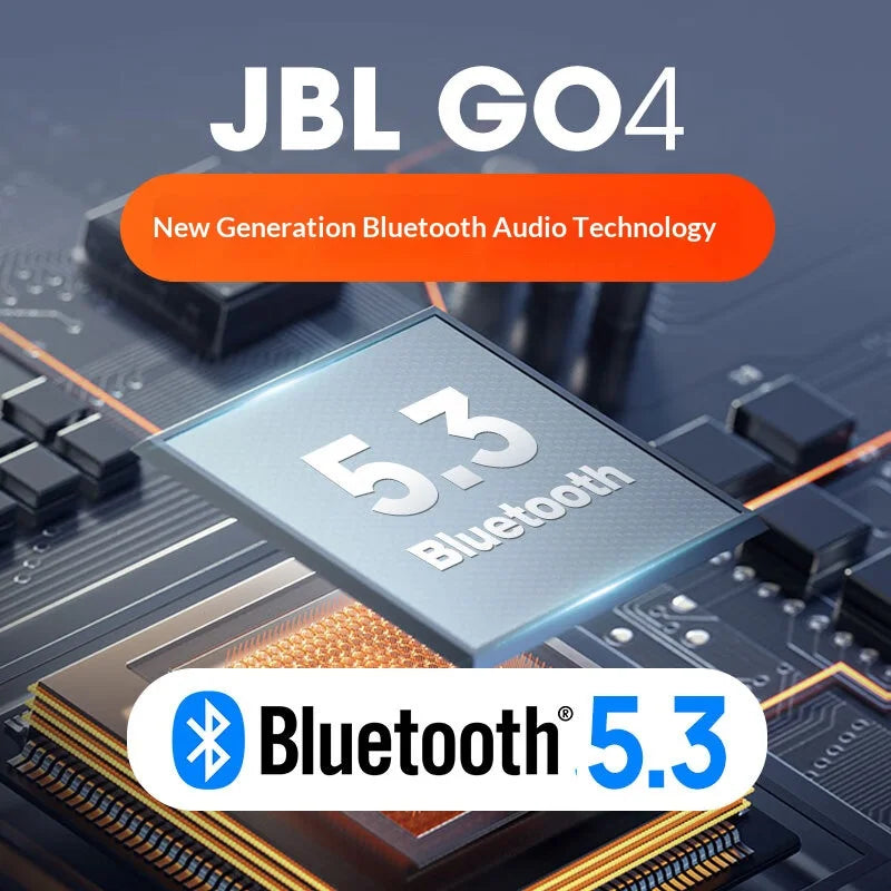 JBL GO4 Gold Brick, Altavoz Inalámbrico Bluetooth de Cuarta Generación con Bajos Potentes, Diseño Impermeable, Portátil y Compacto