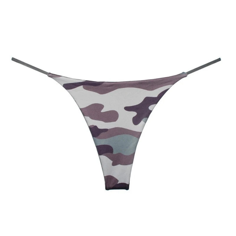 Bragas de algodón con estampado de leopardo para mujer, bragas sexis, Tanga de cintura baja, Bikini con espalda en T, ropa interior sin costuras, lencería femenina, talla S-XXL