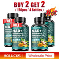 Cápsulas de NAD+ con Resveratrol, Suplemento 12 en 1, Mejora la Vitalidad Celular, Apoya la Energía y la Concentración, la Salud Inmunológica y de la Piel