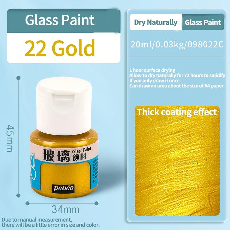 Botella de colores de pintura acrílica, 24 colores, 20/25 ml, pigmento de Graffiti hecho a mano DIY para dibujo de artista, pintura de Color agua de vidrio Gouache