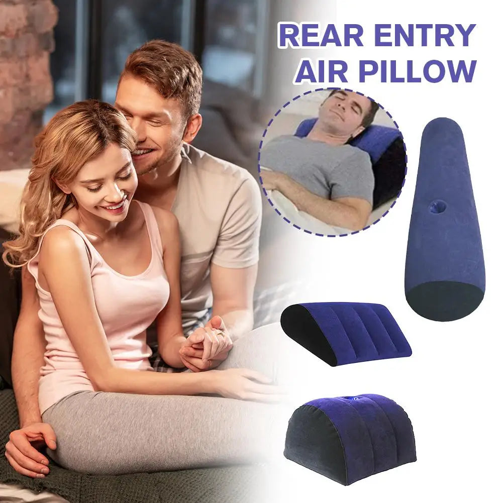 Nuevos juguetes de almohada inflable, cojín mágico, cojín relajante, cilindro triangular, cuña, regalo de corazón, regalos para parejas