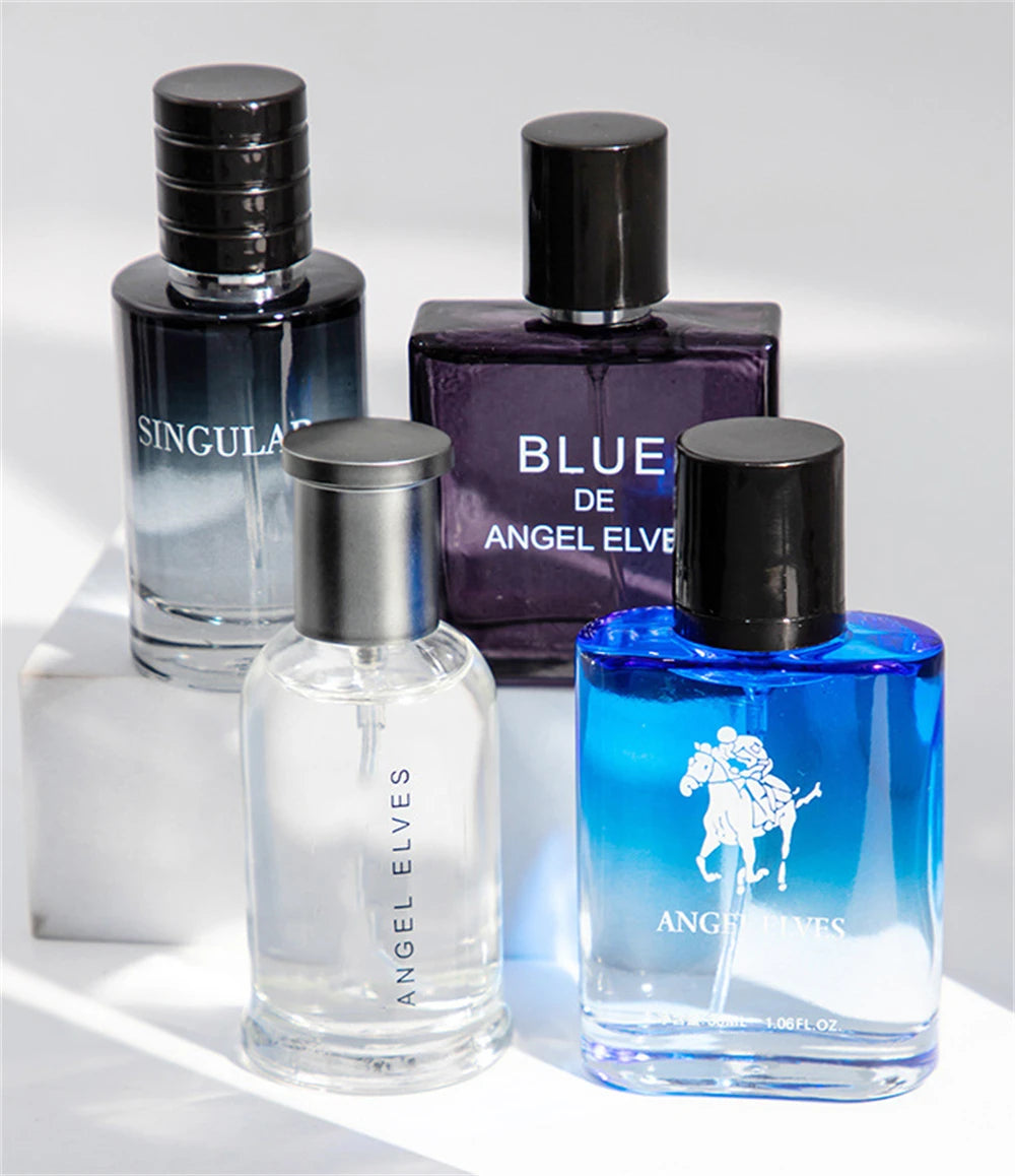 Perfume de marca para hombre con fecha, 120ml, Perfumes de feromonas masculinos duraderos y encantadores, Perfume en aerosol para hombre, caja de regalo para hombre, juego de 4 Uds. Nuevo