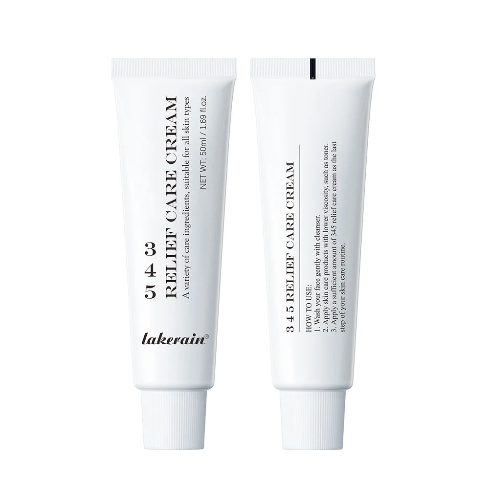 Crema de alivio 345, solución integral para problemas de la piel, antiazúcar y antioxidante, brillo de la piel, mejora las marcas de acné, humedad