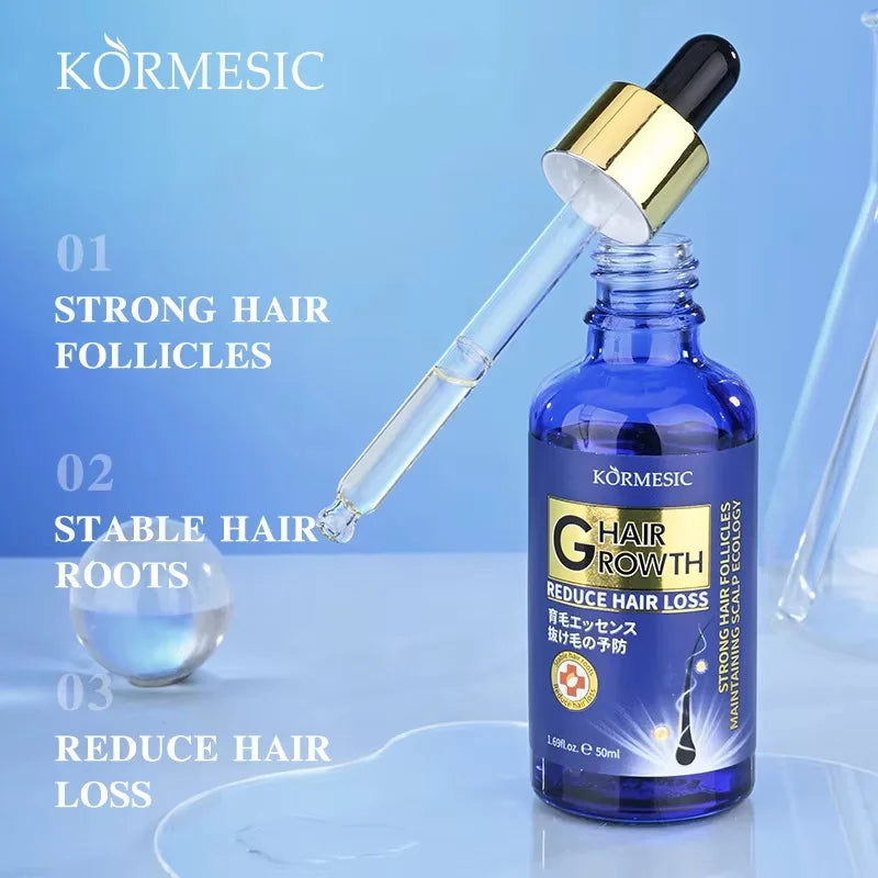 Suero para el Crecimiento del Cabello, Aceite Anticaída y Regenerador, Previene la Calvicie, Repara el Daño, Masajea el Cuero Cabelludo, Hidrata y Nutre, Cuidado Capilar