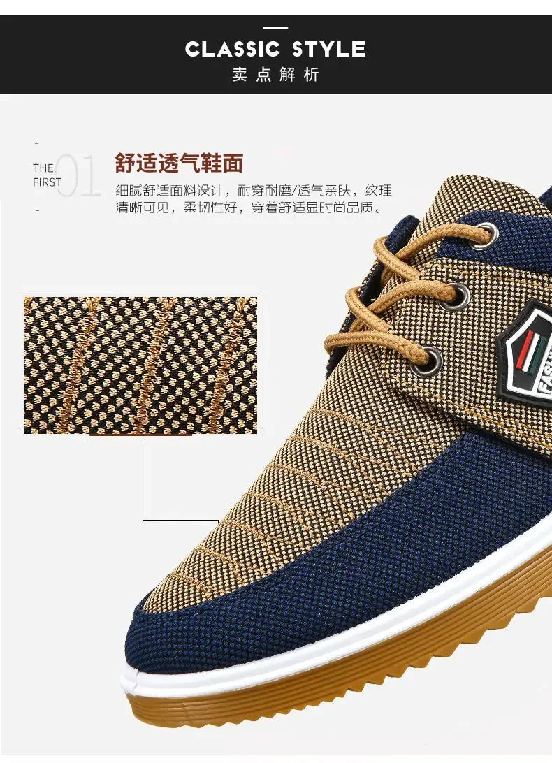 Zapatos de lona informales para hombre, Zapatos de conducción de suela blanda a la moda, Zapatos de diseñador para hombre, zapatillas cómodas de talla grande, 2024