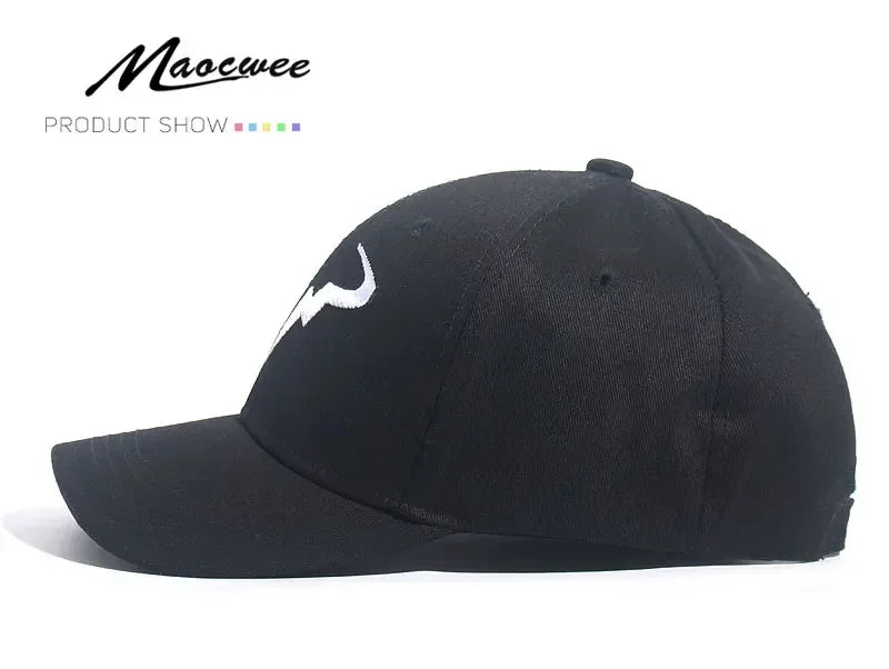 Gorras de béisbol con Cierre trasero bordado a la moda para hombres y mujeres, gorras de Hip Hop Kpop, sombrero de algodón para Golf, sombrero para papá, ropa de calle, sombreros divertidos deportivos
