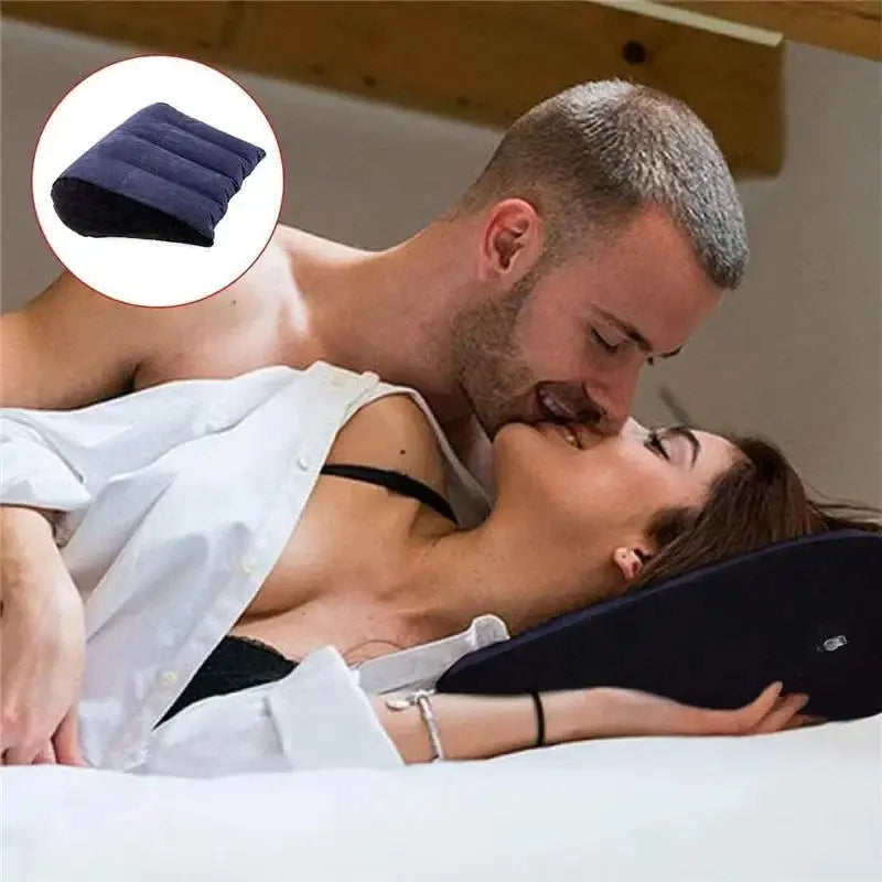Nuevos juguetes de almohada inflable, cojín mágico, cojín relajante, cilindro triangular, cuña, regalo de corazón, regalos para parejas