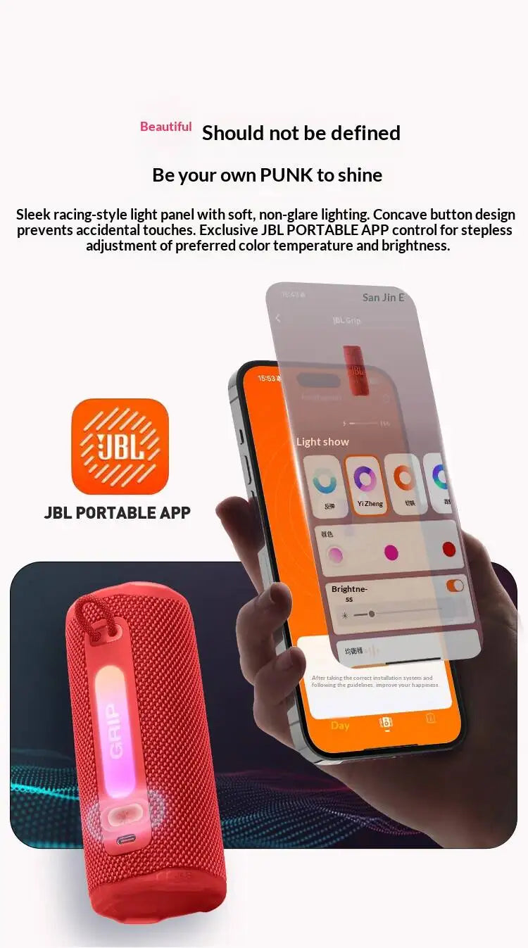 Nuevo Altavoz JBL Grip Mini Shock Bass, Potente Bajo de Frecuencia, Ritmo Impactante, Experiencia de Sonido Sorprendente