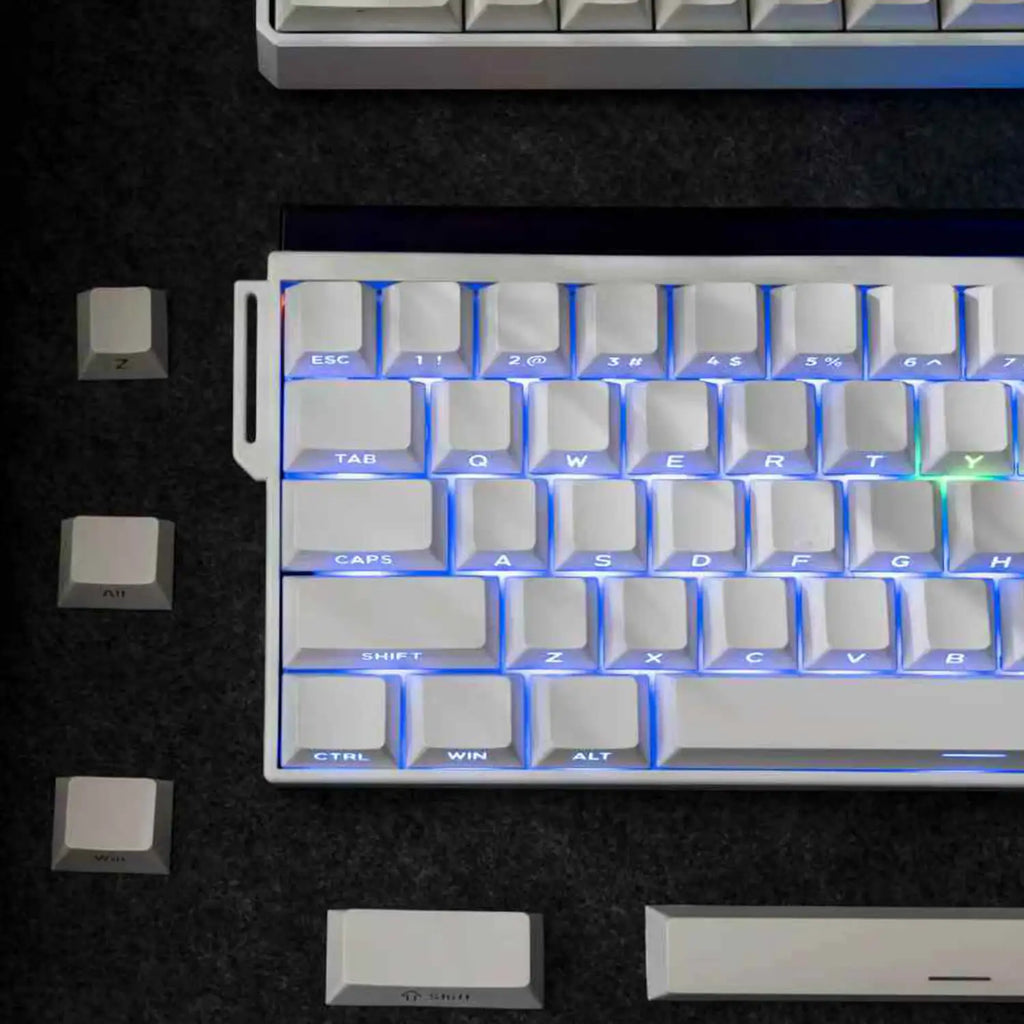 Teclado Veekos Shine60 60% AGRB con Lightbox rt0.01 mm interruptor magnético 8K tipo C con cable e-sports Gaming Teclado mecánico
