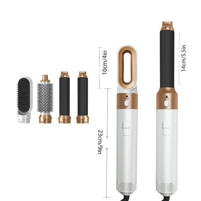 Secador de pelo 5 en 1, juego de peine caliente, plancha rizadora profesional, herramienta de estilismo para Dyson Airwrap, secador de pelo para el hogar