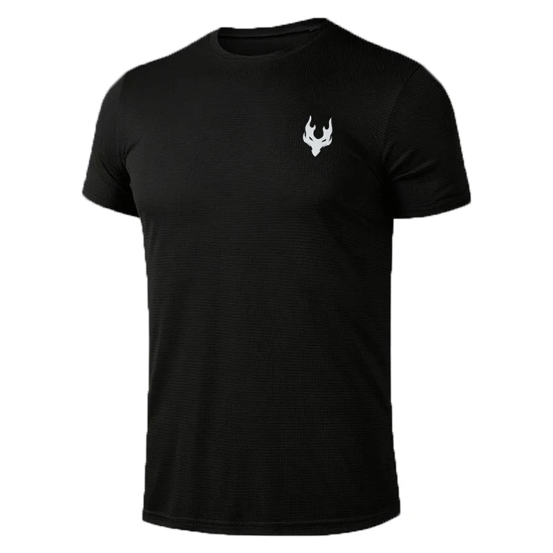 Camiseta para correr para hombre, camisetas deportivas de verano, camiseta, ropa de fútbol para hombre, camiseta de secado rápido, camiseta de entrenamiento para gimnasio y Fitness para hombre