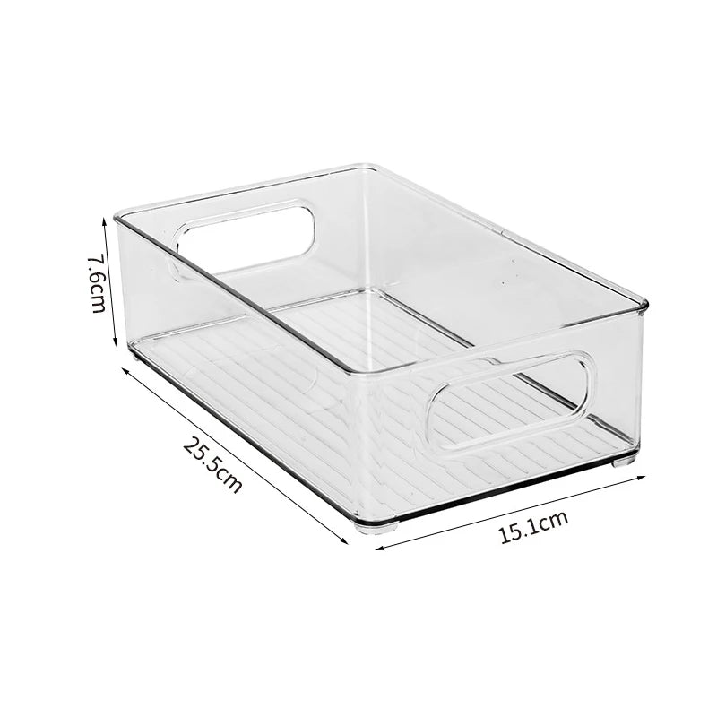 Caja de almacenamiento transparente para refrigerador, organizador de frutas y verduras, contenedor transparente para cocina, almacenamiento de alimentos y bebidas, 2030