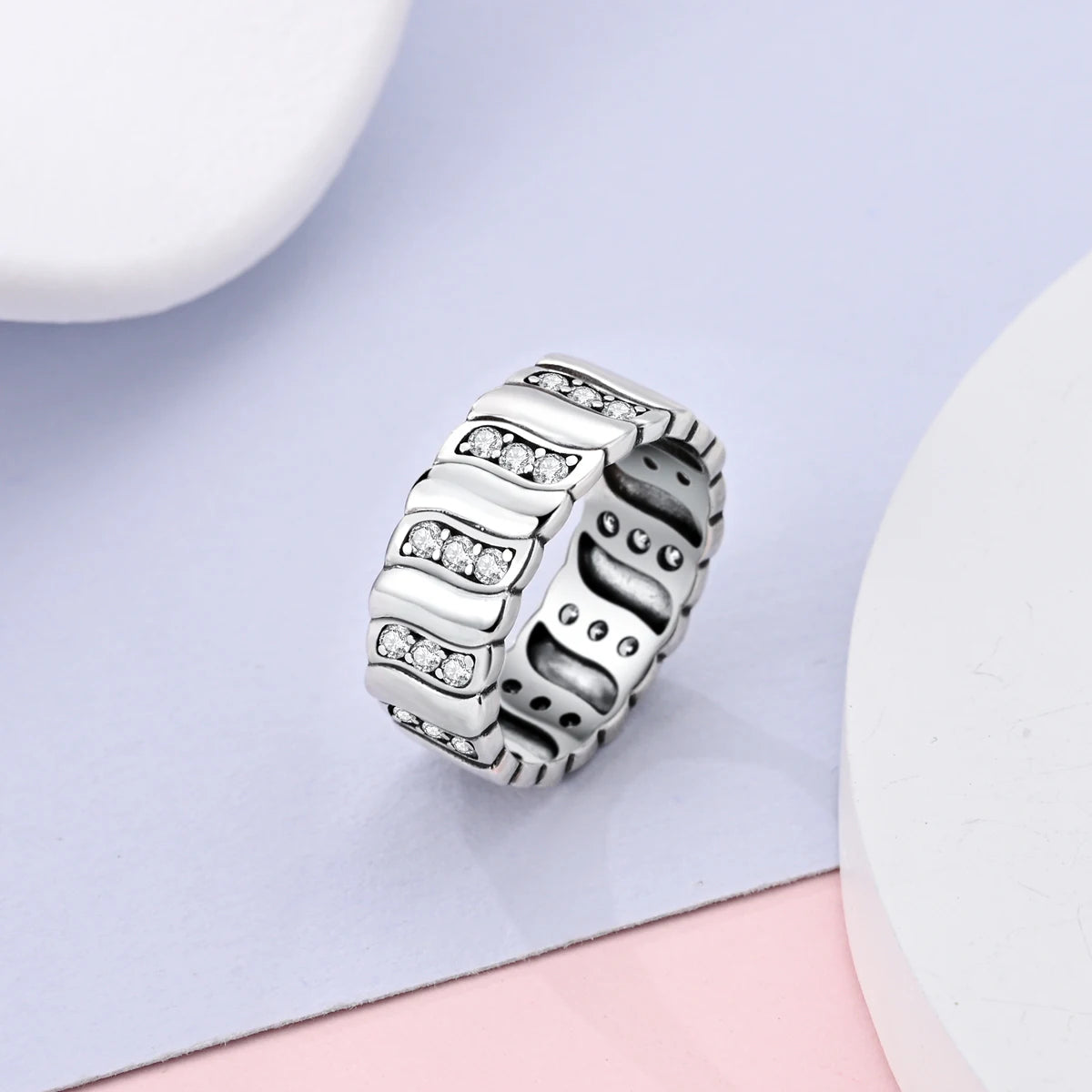 Anillo de plata 925 con diseño Original de luciérnaga y amor infinito, anillos de dedo de circón para mujer, regalo de joyería de boda de alta calidad