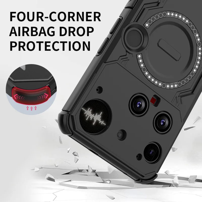 Funda de disipación de calor para Nothing Phone 3 3a Lite 4a Pro, protección de lente, carga inalámbrica magnética, carcasa trasera, Funda Coque