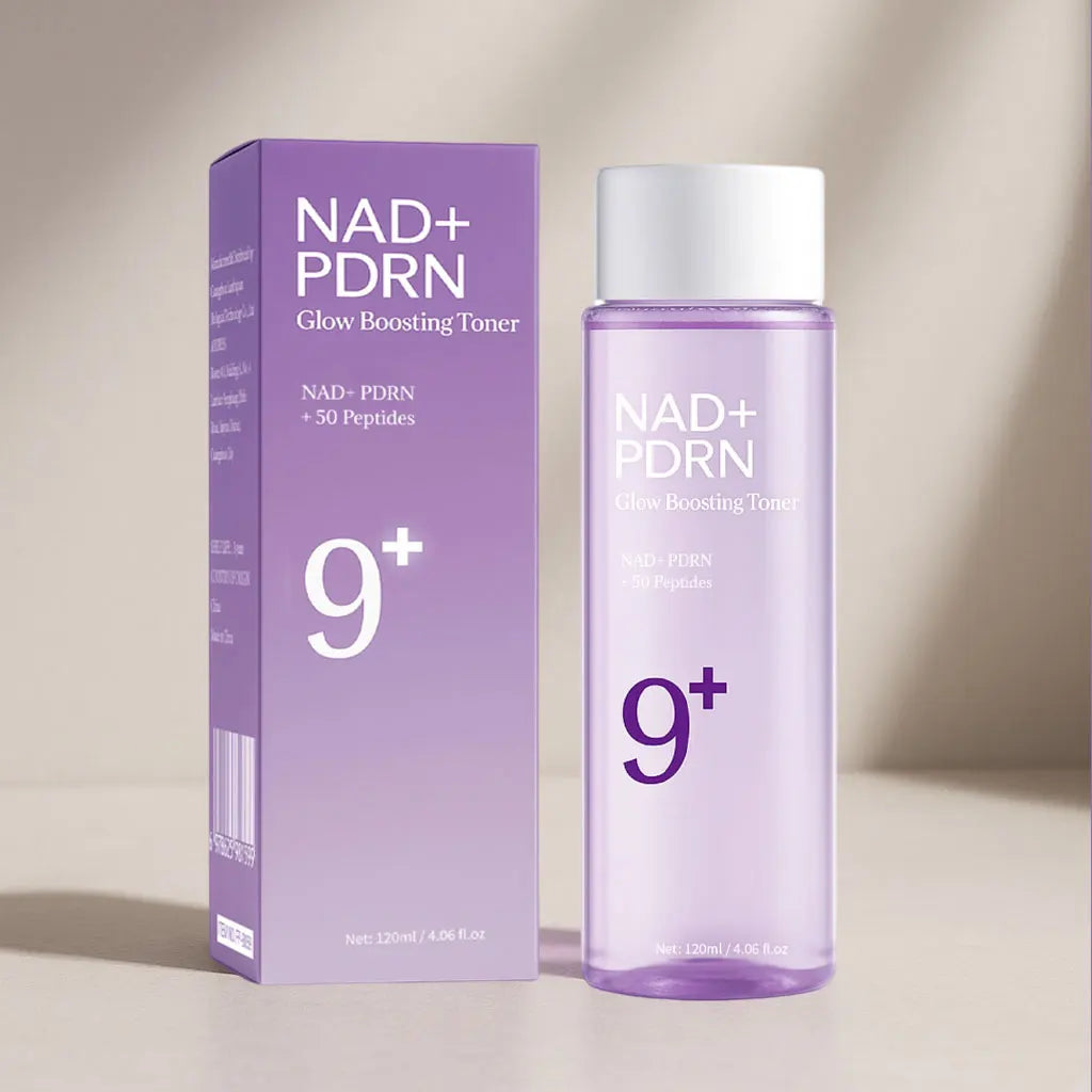 NAD+PDRN Tónico que aumenta el brillo, reafirmante, hidratante, elasticidad, desvanece las líneas finas, esencia hidratante para el cuidado de la piel para pieles secas, 120ML