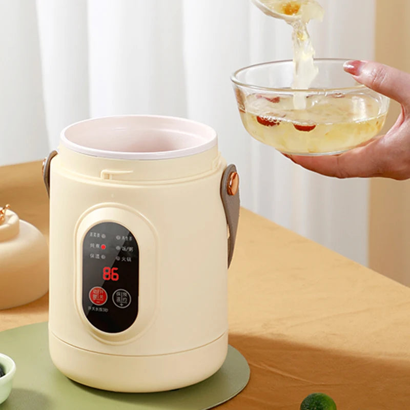 Nueva olla arrocera multifuncional, hervidor eléctrico portátil pequeño de viaje, Cocina eléctrica para el hogar, olla caliente de 110V, enchufe europeo de 220V EE. UU./220V