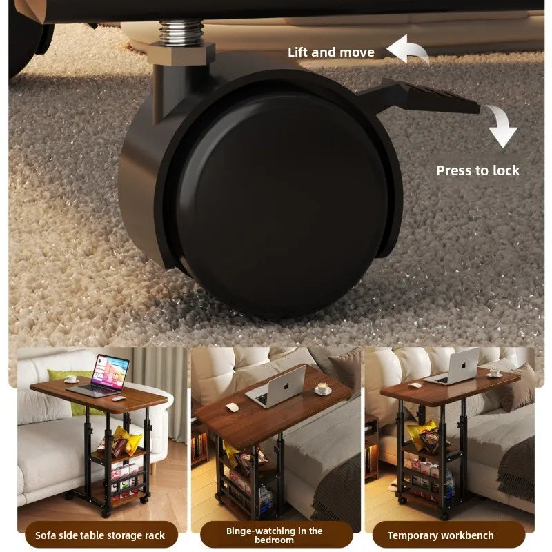 Mesa Auxiliar para Cama, Soporte para Portátil, Mesa de Noche, Accesorio de Oficina para Lectura, Tablero de Escritura, Escritorio para Computadora