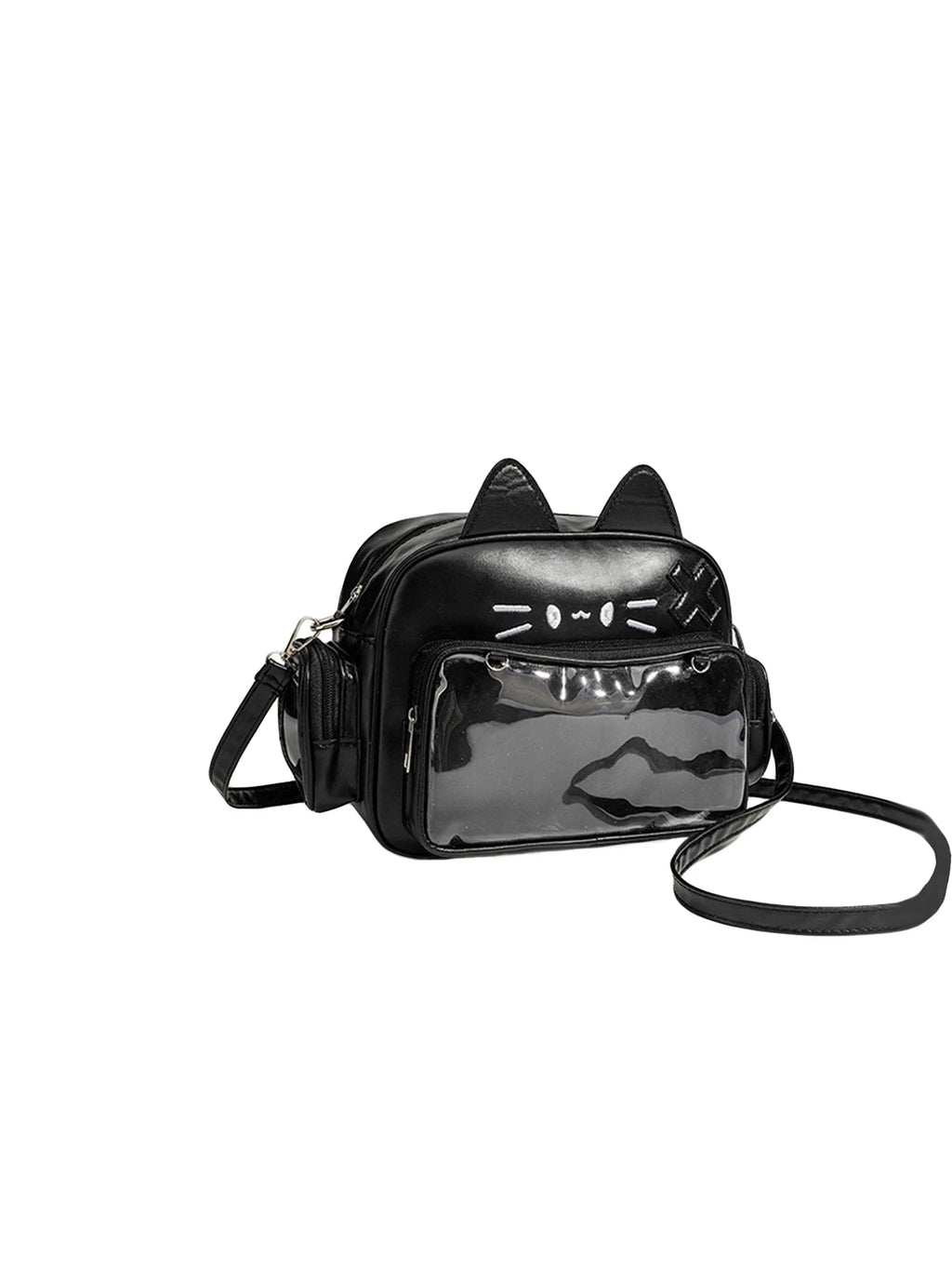 Bolso pequeño Ita de estilo universitario a la moda, mochilas de gato para mujer, bolso de hombro informal de cuero Lolita Jk Harajuku
