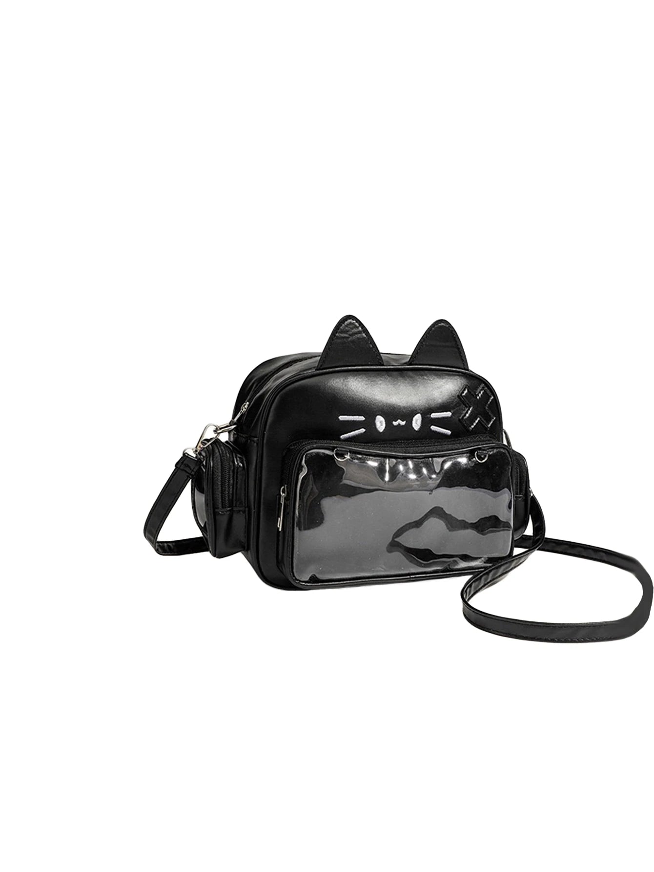 Bolso pequeño Ita de estilo universitario a la moda, mochilas de gato para mujer, bolso de hombro informal de cuero Lolita Jk Harajuku
